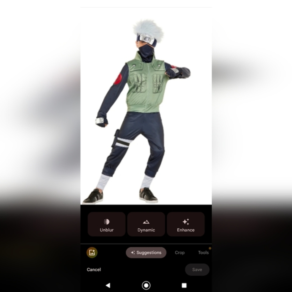 Naruto "Kakashi" Boys Costume